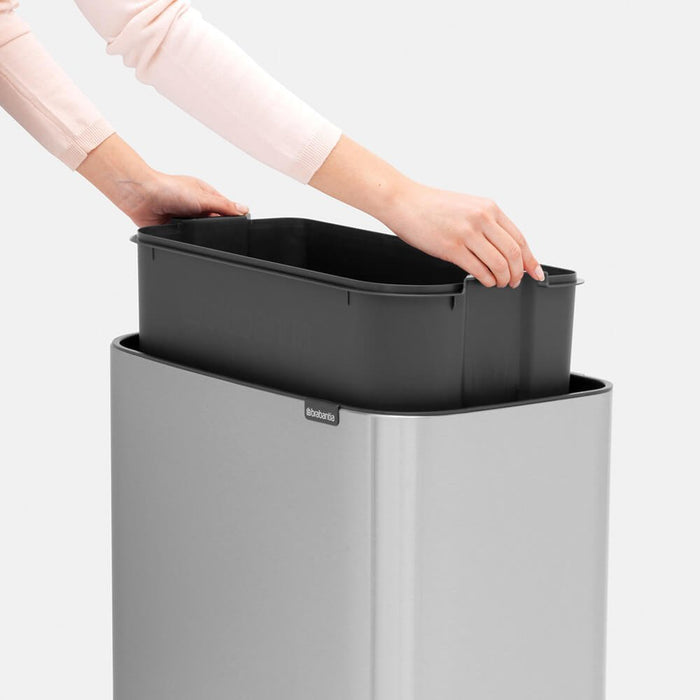EAN 8710755315848 - Brabantia 315848 papelera 36 L Rectangular Acero Acero inoxidable imagen 10
