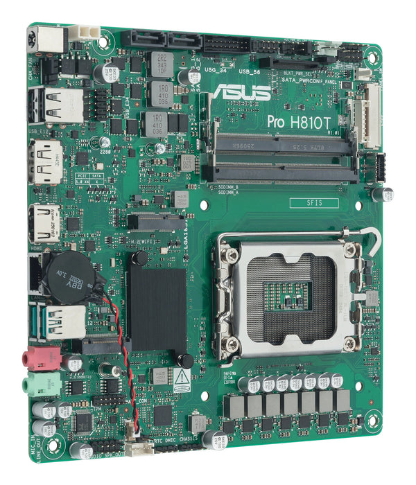 EAN 4711636101325 - ASUS Pro H810T-CSM Intel H810 LGA 1851 (Socket V1) mini ITX imagen 2