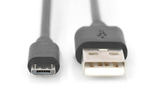 EAN 4016032314639 - Digitus AK-300127-010-S cable USB 1 m USB A Micro-USB B Negro imagen 2