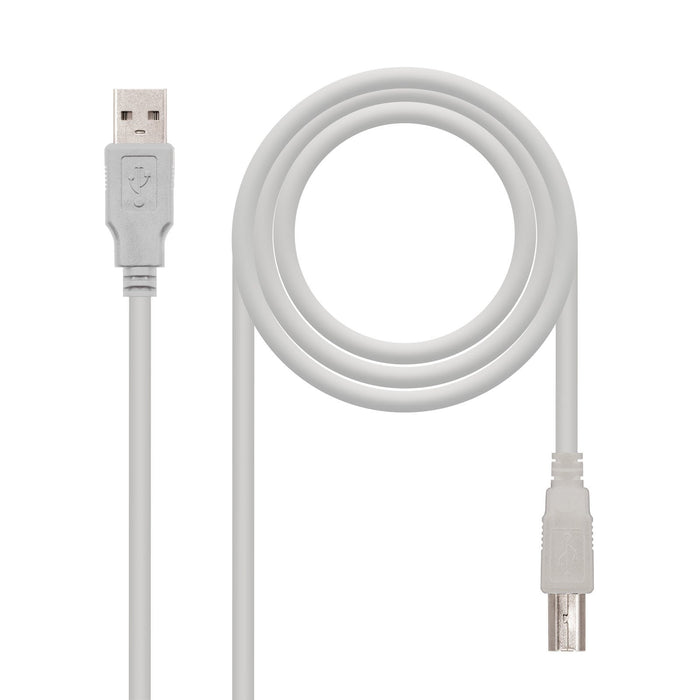 EAN 8433281000414 - Nanocable 10.01.0103 cable USB USB 2.0 1,8 m USB A USB B imagen 1