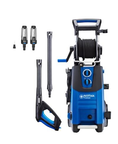 EAN 5715492212873 - Nilfisk 128471147 Limpiadora de alta presión o Hidrolimpiadora Vertical Eléctrico 610 l/h 2900 W Azul, Ne imagen 1