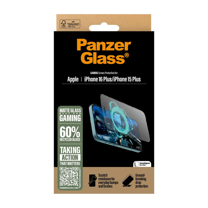 EAN 5715685002359 - PanzerGlass ® Gaming Screen Protector iPhone 16 Plus | 15 Plus | Ultra-Wide Fit Protector de pantalla App imagen 3
