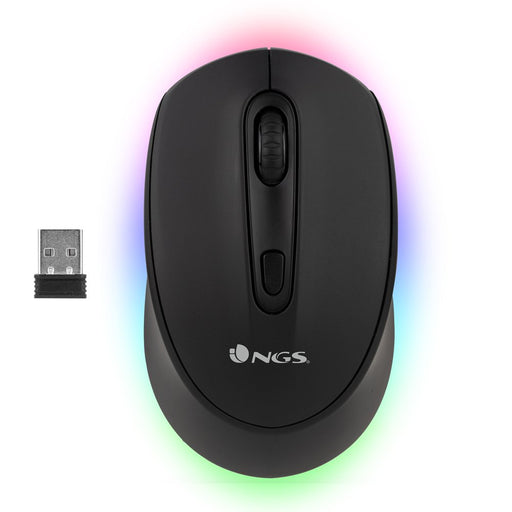EAN 8435430619096 - NGS SMOG-RB ratón Juego Ambidextro RF Wireless + Bluetooth Óptico 2400 DPI imagen 1