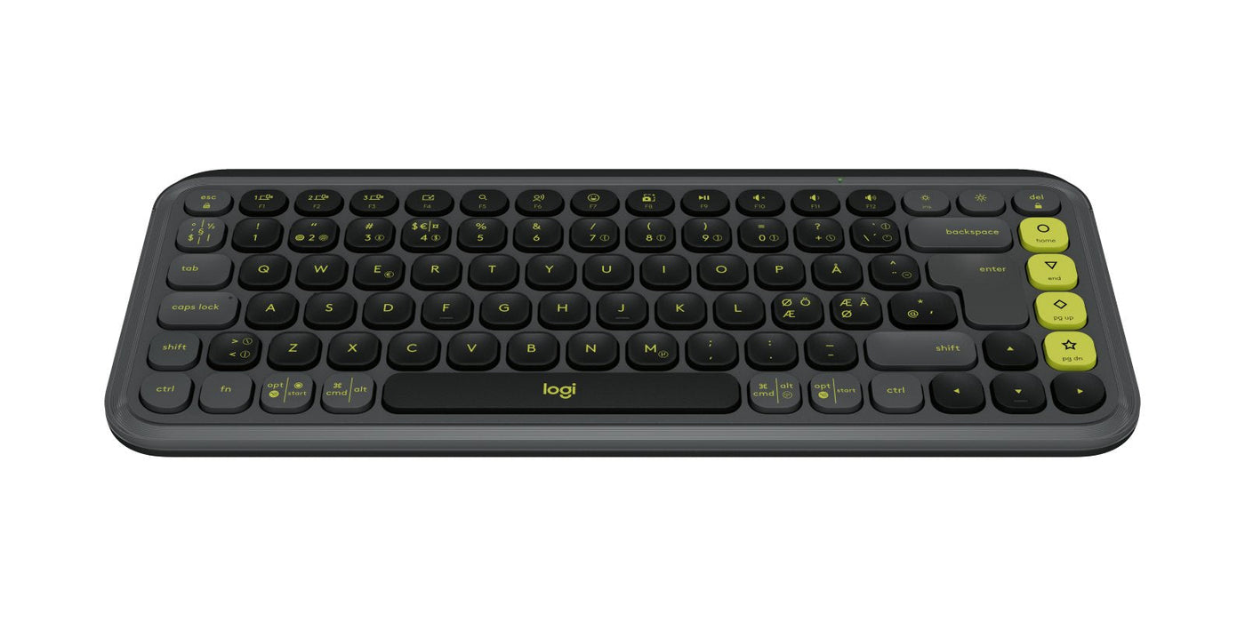 Logitech Pop Icon Keys - Teclado - Inalámbrico - Bluetooth Le - Qwerty - Nórdico (Danés/Finés/Noruego/Sueco)