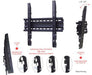 EAN 8016677061451 - ITB AMOM06145 soporte para TV 127 cm (50") Negro imagen 3