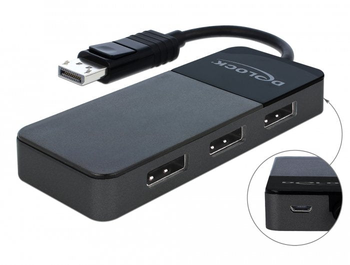 EAN 4043619877379 - DeLOCK 87737 divisor de video DisplayPort 3x DisplayPort imagen 2