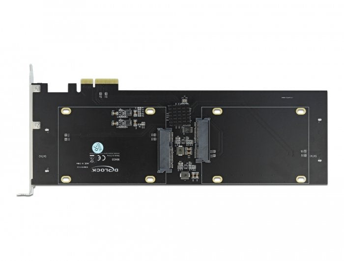 Pci Express X2 Karte Für 4 X Sata Hdd   Ssd Raid