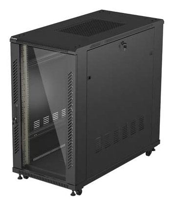 EAN 5901969447187 - Lanberg FF01-6222-12B armario rack 22U Rack o bastidor independiente Negro imagen 1