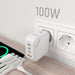 EAN 8435739900925 - AISENS ASCH-100W4P028-W cargador de dispositivo móvil Universal Corriente alterna Carga rápida Interior imagen 5