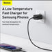 EAN 6953156206021 - Baseus TZCCSUP-L01 cargador de dispositivo móvil Smartphone Negro Corriente alterna, USB Carga rápida Int imagen 6