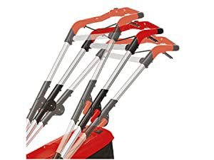 Cortacésped Einhell Power X-Change Battery Rasarro 36/36, 36 Volt (2x18v) Rojo/Negro, 2x Batería De Iones De Litio Más 3.0ah 3413282