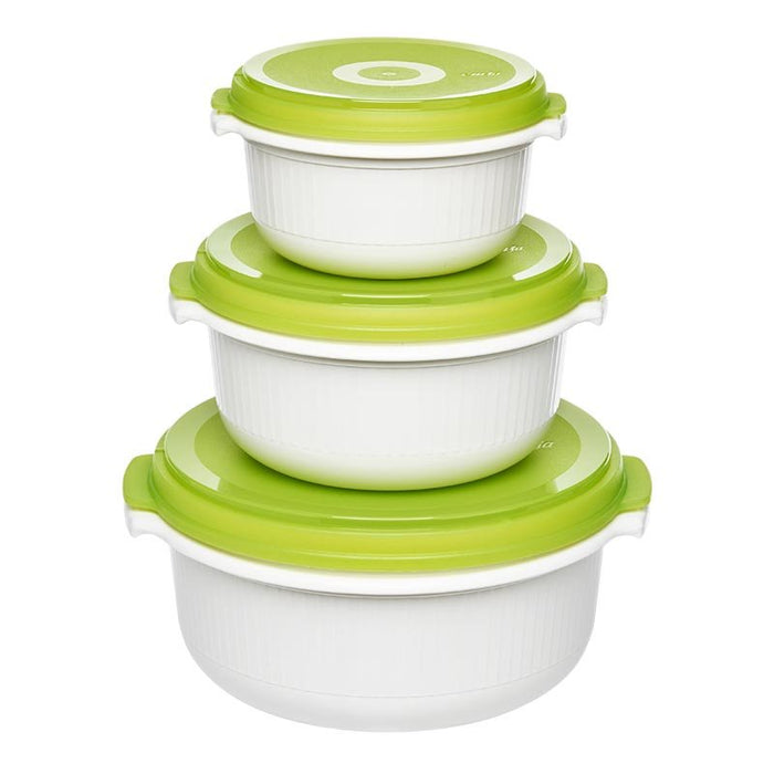 EAN 4009049329871 - EMSA 509741 recipiente de almacenar comida Alrededor Establecer Verde, Blanco 3 pieza(s) imagen 1