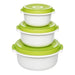 EAN 4009049329871 - EMSA 509741 recipiente de almacenar comida Alrededor Establecer Verde, Blanco 3 pieza(s) imagen 1