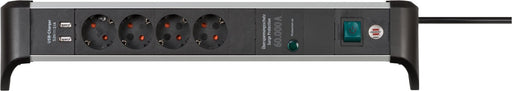 EAN 4007123677047 - Brennenstuhl 1391020410 base múltiple 1,8 m 4 salidas AC Interior Negro, Plata imagen 1