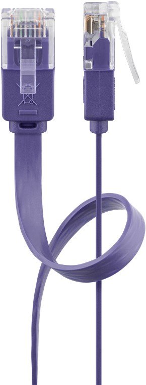 EAN 4040849964176 - Goobay 96417 cable de red Violeta 2 m Cat6 U/UTP (UTP) imagen 1