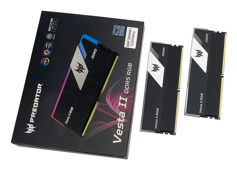 EAN 6955914618299 - Predator VESTA2-64GB-6000-2R8-V1 módulo de memoria 2 x 32 GB DDR5 6000 MT/s 288-pin DIMM imagen 11