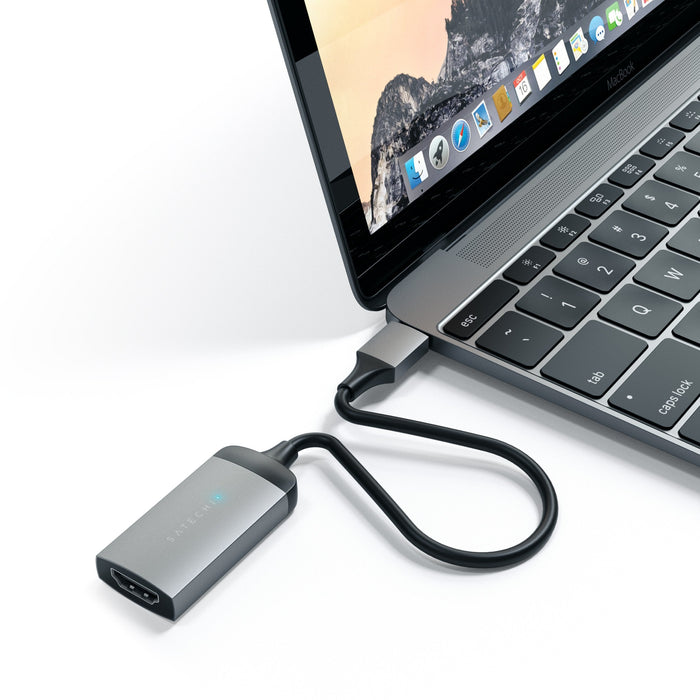 Satechi Usb-C A Hdmi (4k) Adapter, Space Gris, St-Tc4kham