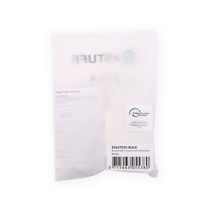 EAN 5715063055380 - eSTUFF ES637035-BULK cargador de dispositivo móvil Smartphone Blanco Corriente alterna Carga rápida Inter imagen 2
