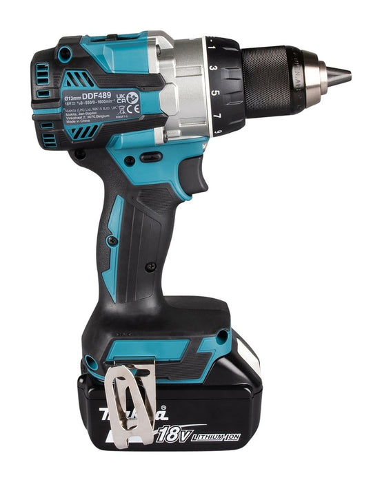 EAN 0088381775755 - Makita DDF489RTJ destornillador eléctrico y llave de impacto 1800 RPM Negro, Azul, Acero imagen 6