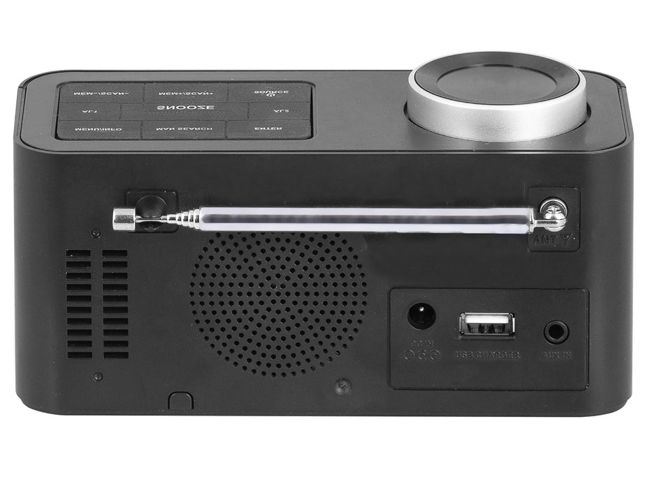 EAN 8011000024073 - Trevi RC 80D6 DAB Portátil Analógico y digital Negro, Plata imagen 3