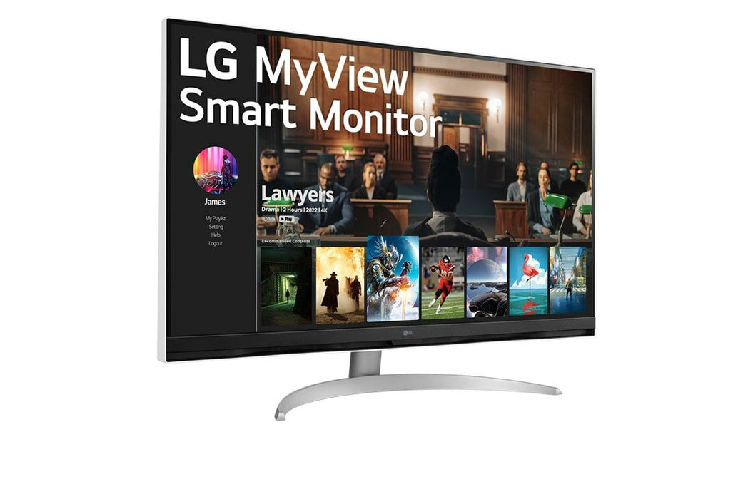 EAN 8806084847010 - LG 32SQ700S-W pantalla para PC 81,3 cm (32") 3840 x 2160 Pixeles 4K Ultra HD LCD Blanco imagen 3