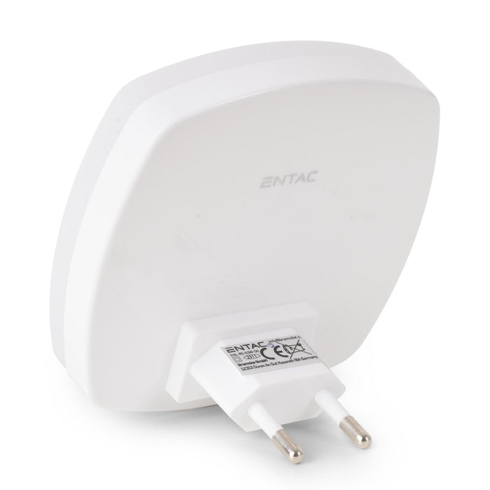 Entac Nachtlicht 0.5w Quadrat. Ww Blanco Dämmerungssensor
