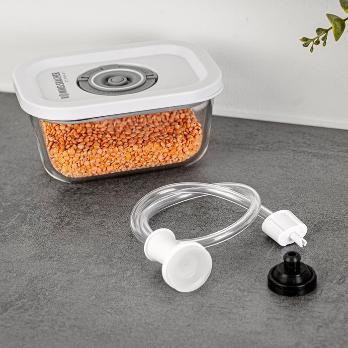 EAN 4001797008282 - Rommelsbacher VCG 1 recipiente de almacenar comida Rectangular Contenedor Blanco, Transparente 3 pieza(s) imagen 3