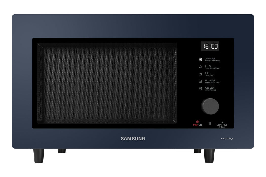 Microondas Samsung Con Grill 900w 32litros - Mc32db7746kde1 *Azul Marino Limpio*