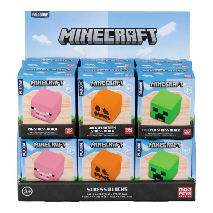 EAN 5056577711912 - Paladone Minecraft Stress Blocks CDU 12 Bola antiestrés imagen 4