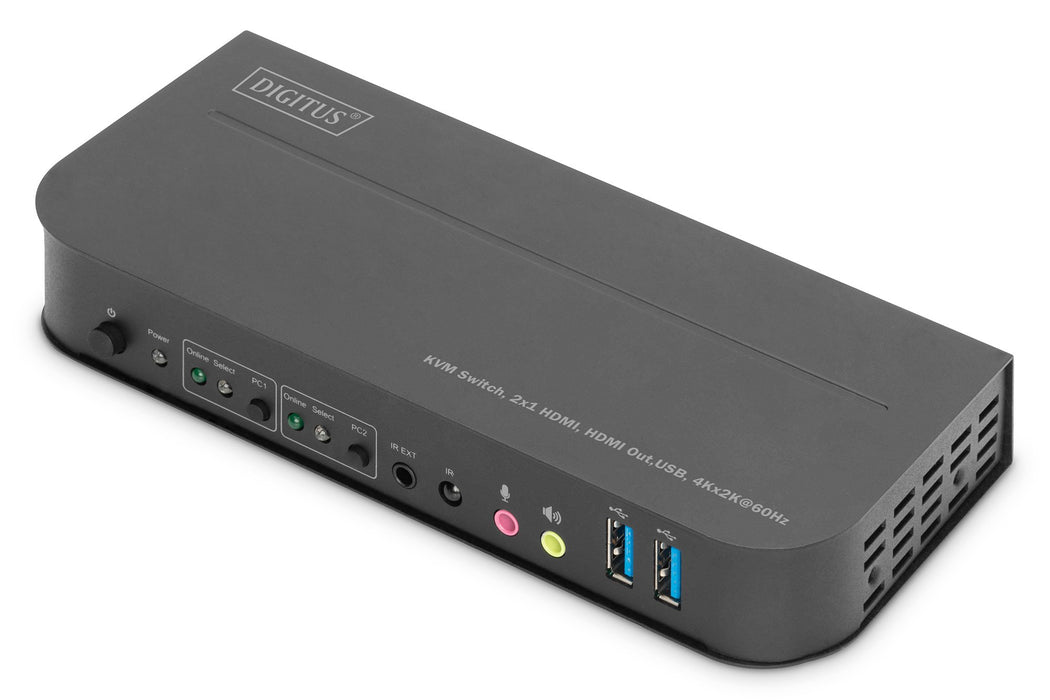 EAN 4016032487517 - Digitus DS-12874 interruptor KVM Negro imagen 1