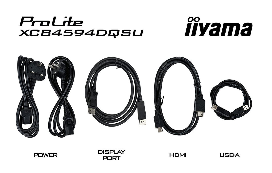 EAN 4948570126293 - iiyama ProLite XCB4594DQSU-B1 pantalla para PC 113 cm (44.5") 5120 x 1440 Pixeles Dual QHD LED Negro imagen 20