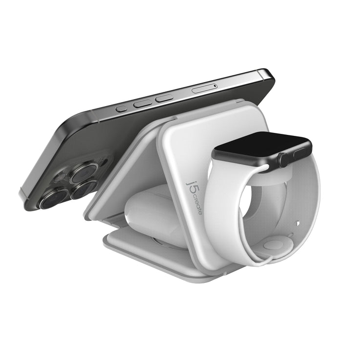 Qi2 3-In-1 Magnetic Travel Char