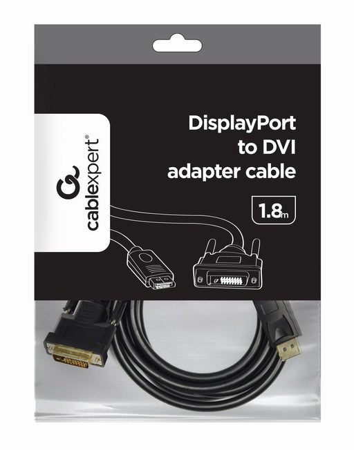 EAN 8716309078931 - Gembird CC-DPM-DVIM-6 adaptador de cable de vídeo 1,8 m DisplayPort DVI Negro imagen 2