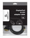 EAN 8716309078931 - Gembird CC-DPM-DVIM-6 adaptador de cable de vídeo 1,8 m DisplayPort DVI Negro imagen 2
