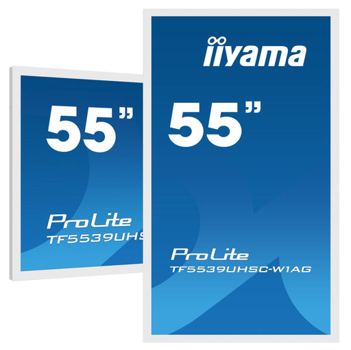EAN 4948570118076 - iiyama TF5539UHSC-W1AG pantalla de señalización 139,7 cm (55") LED 500 cd / m² 4K Ultra HD Blanco Pantall imagen 1