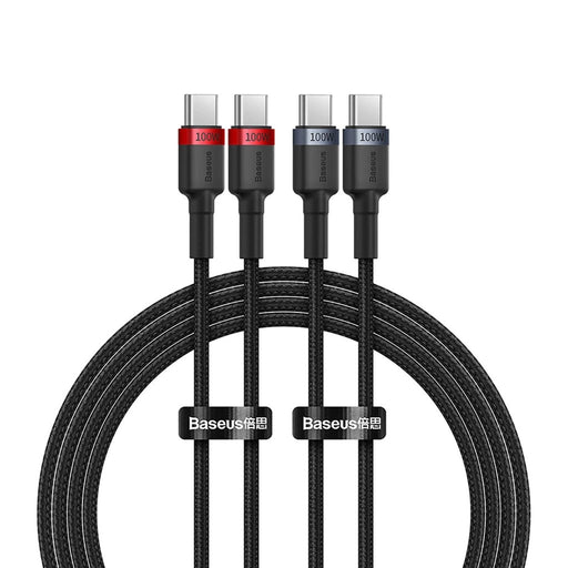 EAN 6932172657444 - Baseus Cafule cable USB 2 m USB C 480 Gbit/s 100 W Negro, Gris, Rojo imagen 1