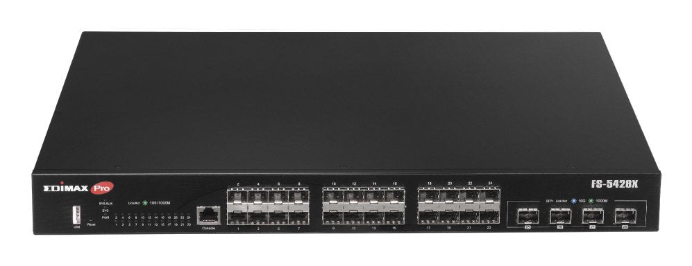 EAN 4717964705181 - Edimax FS-5428X switch Gestionado L2+ 1U Negro imagen 1