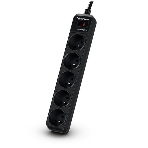 EAN 4712856275803 - CyberPower Tracer III B0520SC0-FR limitador de tensión Negro 5 salidas AC 200 - 250 V 1,8 m imagen 1