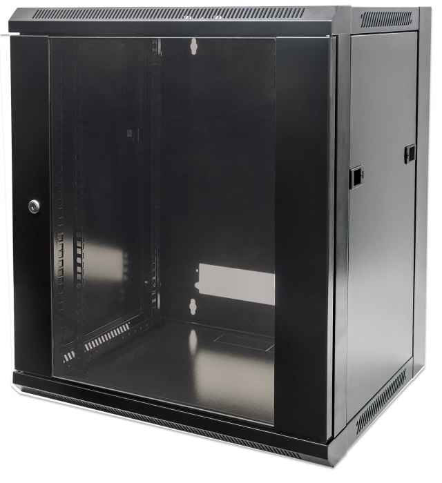 Intellinet Wandverteiler 6he 570x450mm Schwarz,Unmontiert