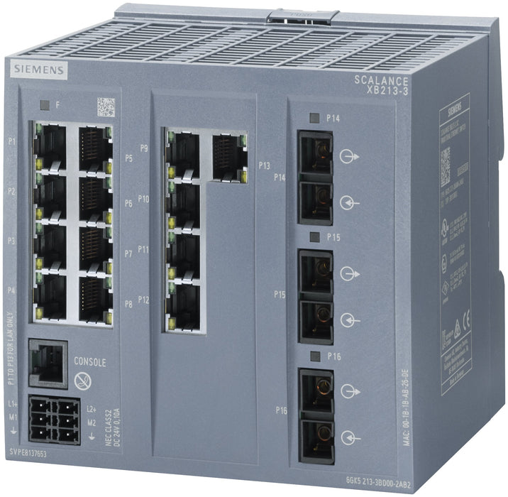 Siemens Switch 6gk5213-3bd00-2tb2 6gk52133bd002tb2 - Switch - 1 Gbps