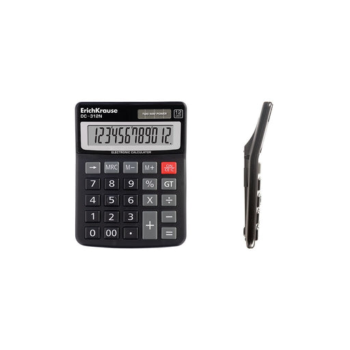 EAN 4041485503125 - ErichKrause DC-312N calculadora Escritorio Calculadora básica Negro imagen 2