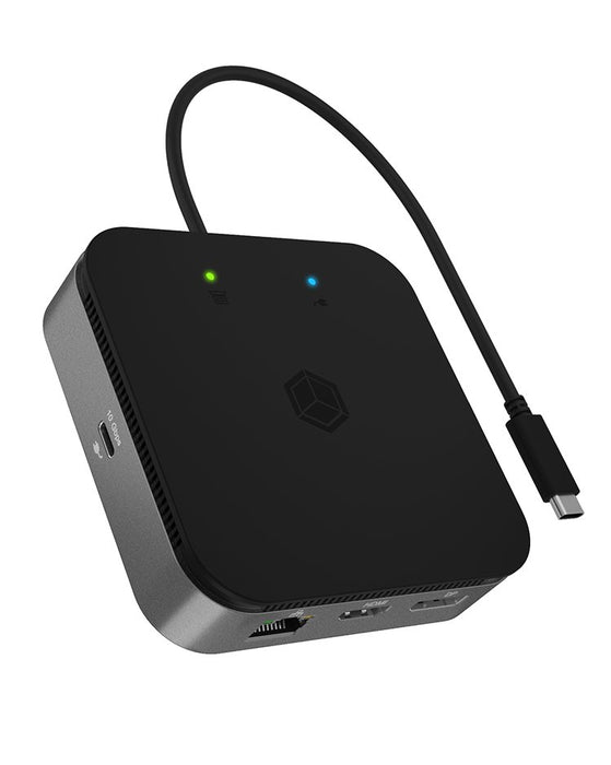 EAN 4250078171263 - ICY BOX IB-DK408-C41 Alámbrico USB4 Antracita imagen 1