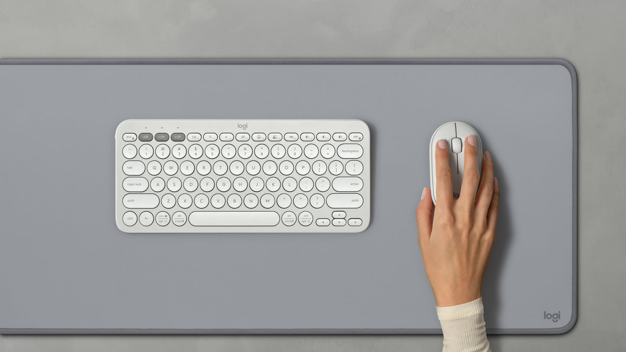 EAN 5099206115767 - Logitech 920-012204 teclado Ratón incluido Universal RF Wireless + Bluetooth QWERTZ Alemán Blanco imagen 7