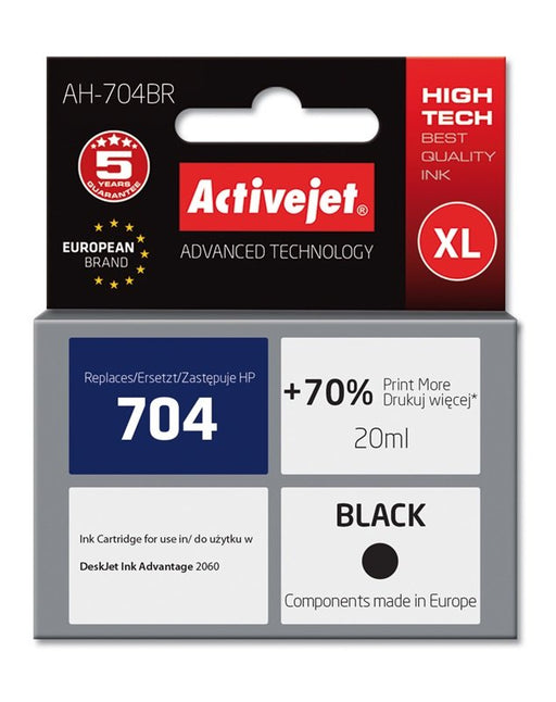 EAN 5901452156282 - Activejet AH-704BR cartucho de tinta 1 pieza(s) Compatible Alto rendimiento (XL) imagen 2