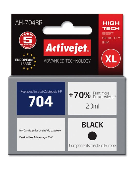 EAN 5901452156282 - Activejet AH-704BR cartucho de tinta 1 pieza(s) Compatible Alto rendimiento (XL) imagen 2