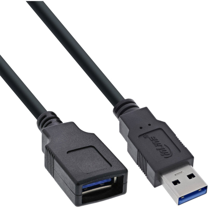 Cable Inline Usb 3.0 Tipo A Macho A Tipo B Hembra Negro 3m