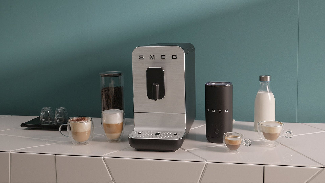 Smeg Mff02blmeu Milchaufschäumer , Negro Matt