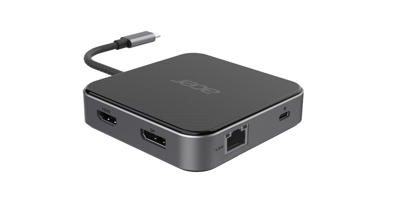 EAN 4712842946397 - Acer 7-in-1 USB 4 Dongle Alámbrico USB4 Negro, Plata imagen 1