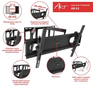 EAN 5902115404276 - ART RAMT AR-52 soporte para TV imagen 5