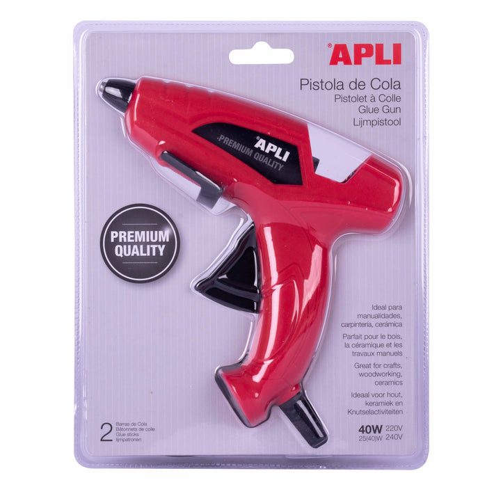EAN 8410782139423 - APLI 13942 pistola y lápiz de silicona caliente imagen 1